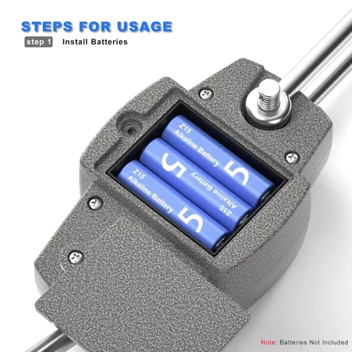 Miniatura 4 de Báscula digital portátil de 661.4 lbs con ganchos, báscula de juego de alta precisión, báscula electrónica resistente para colgar en granja, caza