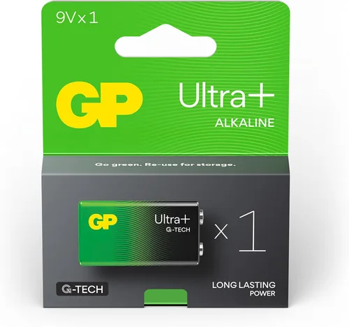 Miniatura 2 de Batería de 9V GP Alkaline Ultra Plus 9V Pack de 1