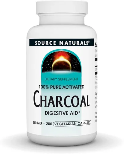 Miniatura 6 de Source Naturals Carbón - 100% Puro Activado, Ayuda Digestiva - 100 Cápsulas