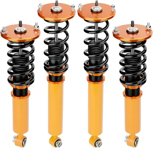 maXpeedingrods Coilovers para Nissan Skyline 1993-1998 ECR33/ER33/HR33, kit de suspensión helicoidal ajustable en altura, amortiguador amortiguador