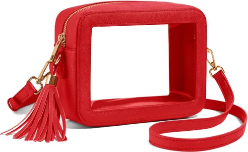 Miniatura 11 de Bolsa transparente para eventos en estadios, bolsa transparente aprobada para estadios, bolsa cruzada para conciertos, deportes, festivales