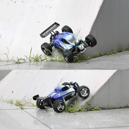 Miniatura 5 de GoolRC WLtoys A959 RC Car, 1:18 Escala 2.4Ghz Vehículo de Control Remoto Camiones todoterreno, 4WD 45KM/H Carreras de Alta Velocidad Buggy Car RTR