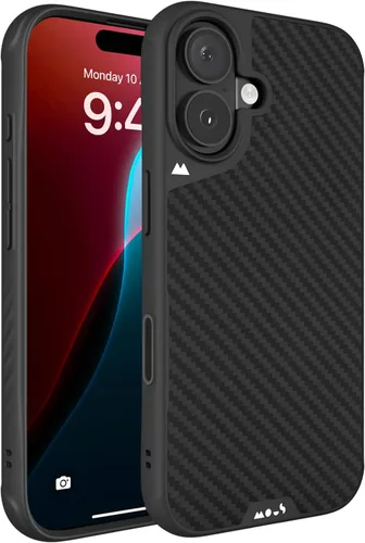 Miniatura 35 de Mous - Funda para iPhone 15 compatible con MagSafe Limitless 5.0, cuero negro, funda protectora para iPhone 15, funda para teléfono a prueba