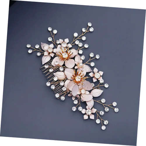 Miniatura 9 de Mikinona Elegante peine de pelo perla y diamante accesorio de boda nupcial elegante para mujeres niñas ocasión especial