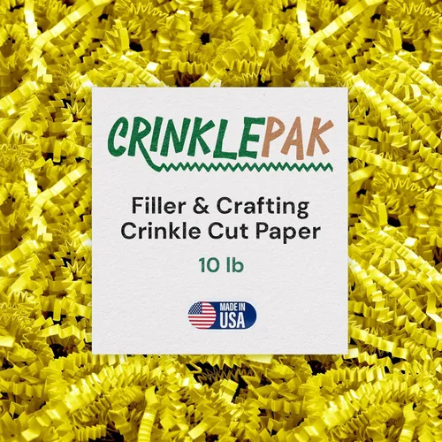 Miniatura 63 de Relleno de papel arrugado de 10 libras fabricado en EE. UU. Relleno de papel triturado para embalajes de envío, envoltorios de regalo, excelente