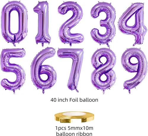 Miniatura 6 de Globo de aluminio de 40 pulgadas con el número 29, globo gigante gigante número 29 para decoración de fiesta de cumpleaños de 29, boda, aniversario