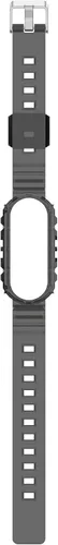Miniatura 5 de Compatible con Xiaomi Mi Band 5/Mi Band 6 Band con funda, Band Women Girl Crystal Clear Jelly Funda protectora con bandas para Xiaomi Mi Band 5/Mi