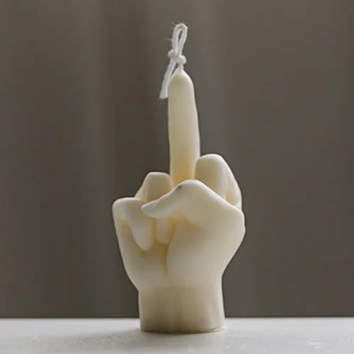 Miniatura 7 de Paquete de 2 moldes de silicona con forma de dedo medio, moldes de gestos para hacer velas, resina, jabón, fundición de pastel, chocolate, moldes