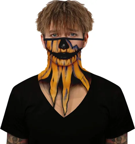 Miniatura 6 de YAYOUREL - Bufanda para el cuello máscara facial pañuelos para hombres y mujeres protección frente a la radiación solar en verano pasamontañas