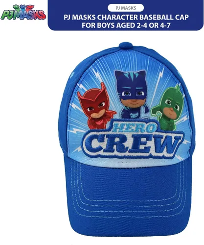 Miniatura 4 de PJ Masks Gorra de béisbol de algodón para niños con bordado (de 2 a 7 años)