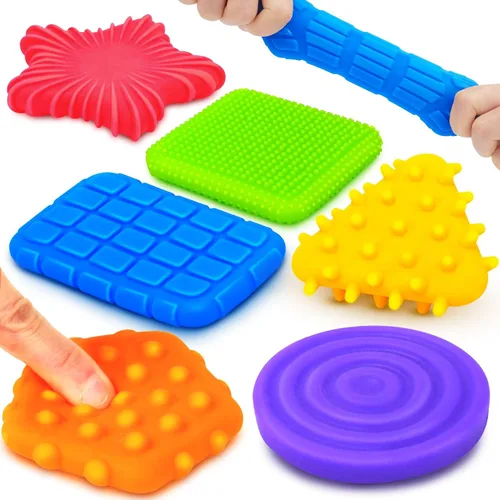 Juguetes Sensoriales Esponjosos para Niños Pequeños: Juguete Sensorial Súper Suave y Texturizado para Niños Autistas con Necesidades Especiales |
