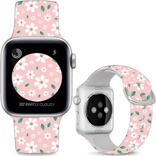 Miniatura 15 de Correas de reloj de silicona suave compatibles con Apple Watch de 1.496 in 1.575 in 1.614 in 1.654 in 1.732 in 1.772 in 1.811 in 1.929 in Ultra 2