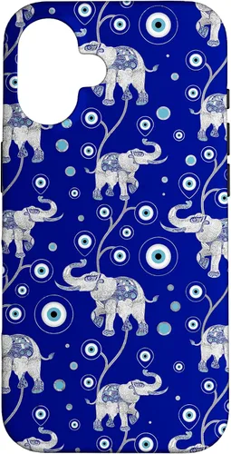 Miniatura 32 de Funda con dije de elefante de mala suerte para iPhone 17