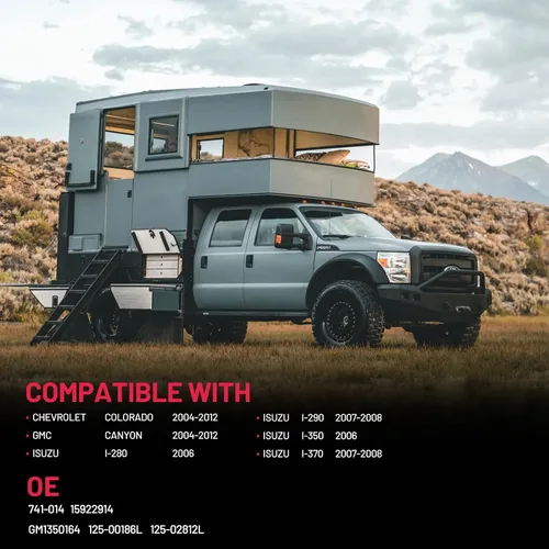 Miniatura 6 de BDFHYK 741-014 Regulador de ventana eléctrica con motor, delantero, lado del conductor, izquierdo, para Chevy Colorado 2004-2012 para GMC Canyon