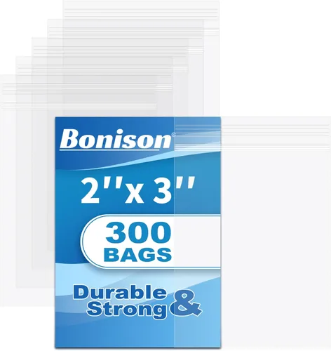Miniatura 11 de 200 bolsas de plástico – Bolsas con cierre de 4 tamaños (9 x 12, 10 x 13, 13 x 15, 13 x 18 pulgadas), bolsas de plástico extra gruesas