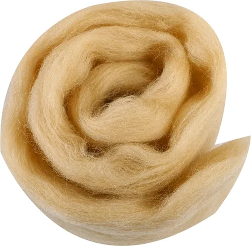 Miniatura 70 de 24 tipos de lana rosa, 4.23 oz (120 g), adecuado para fieltro húmedo y fieltro de aguja de telas hiladas de lana. Un paquete de prueba está Tonos