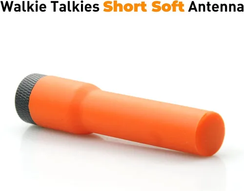 Miniatura 3 de Paquete de 2 Walkie Talkies universales Antena corta suave VHF/UHF 136/430 SMA-Hembra Antena para radios Kenwood HYT bidireccionales