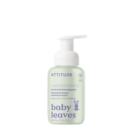 Miniatura 14 de ATTITUDE Lavado Espumoso 2 en 1 para Cabello y Cuerpo de Bebé, Champú Jabón Verificado por EWG, Dermatológicamente Probado, Hecho con Ingredientes
