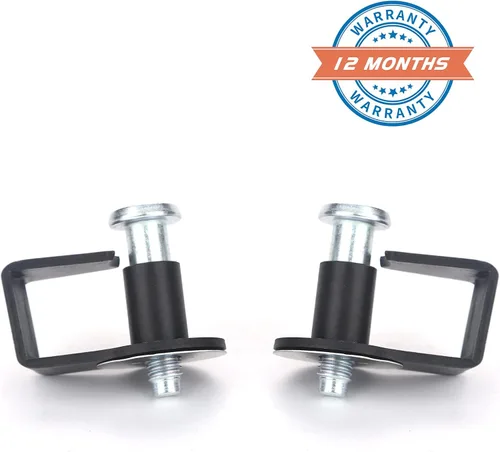 Miniatura 7 de Juego de 2 pernos de cierre de puerta, pernos de cierre de pestillo de puerta que incluyen bujes, compatibles con vehículos Ford Lincoln Mercury
