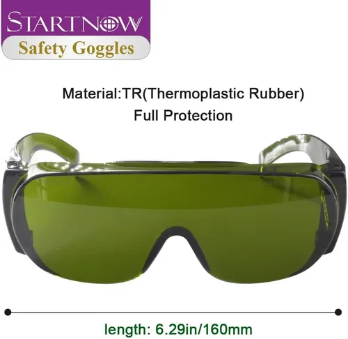 Miniatura 5 de STARTNOW Gafas de seguridad láser 1064nm para grabado láser Soldadura Protección ocular OD6+escudo protector Galsses