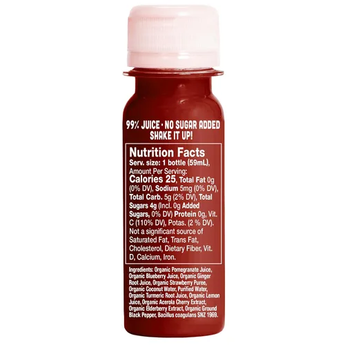 Miniatura 8 de Vive Organic Shot de Saúco para Apoyo Inmunológico, Cúrcuma y Jengibre Prensados en Frío, Sin Gluten, Vegano, Refuerzo de Inmunidad de Saúco, 2 Fl