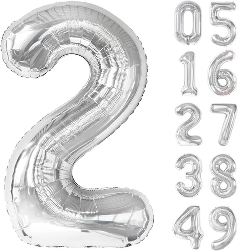 Miniatura 61 de Globo de cumpleaños número 4 dorado de 40 pulgadas, globos gigantes del número cuatro 14 24 34 40 44 2024, globos grandes de lámina de mylar para Oro