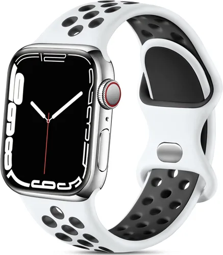 Miniatura 24 de Lerobo - Bandas deportivas compatibles con Apple Watch Band de 40 mm, 41 mm, 38 mm y 42 mm para Series 11, 10 para mujeres y hombres, suaves bandas