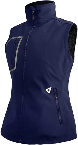 Miniatura 2 de Gerbing Chaleco Torrid 2.0 Softshell de 7V para mujer, chaleco térmico con pilas para mujer, 8 horas de tiempo de funcionamiento