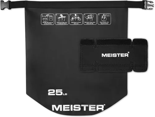 Miniatura 3 de Pesa rusa de arena portátil Meister BEAST - Peso de saco de arena suave - 11.3kg / 25lb - Negro