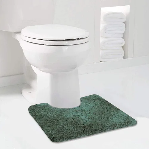 Miniatura 73 de Walensee Alfombra de baño antideslizante (16 x 24 pulgadas, color rubor) absorbente de agua, microfibra suave, lavable a máquina, alfombra de baño