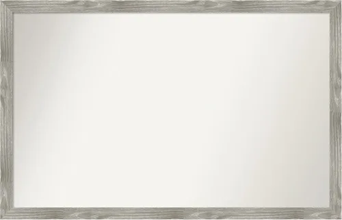 Miniatura 311 de Amanti Art Espejo personalizado, espejo de baño gris plomo a rayas, espejo de pared o espejo de tocador de baño sobre el fregadero