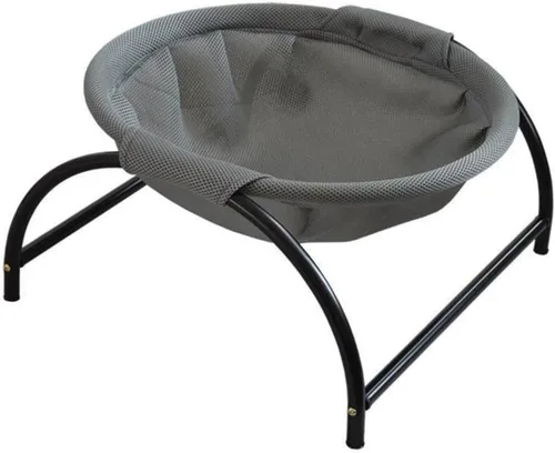 Cama elevada para gatos con malla transpirable para uso en interiores y exteriores, diseño resistente para mayor comodidad y estilo