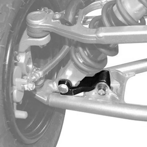 Miniatura 3 de NICECNC Kit de descenso delantero y trasero negro para ATV Compatible con Yamaha Raptor 660 660R YFM660R Raptor 700 700R YFM700 Raptor350