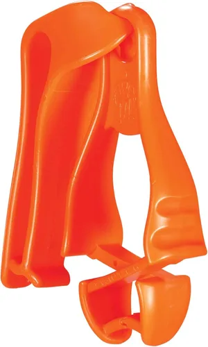 Miniatura 10 de Ergodyne Squids 3405 - Soporte de clip para guante, clip para cinturón, paquete de 6 Naranja - Paquete de 6