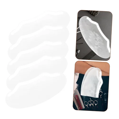Miniatura 3 de 50 piezas de visera de corte de pelo Escudos de ducha para salón maquillaje protectores de ojos protectores desechables