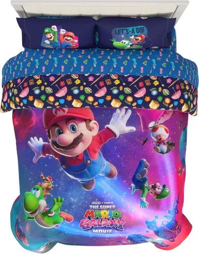 Miniatura 127 de Franco - Juego de ropa de cama para niños, edredón y sábanas supersuaves con funda de almohada, 5 piezas, tamaño individual, Jurassic World, 6A1348