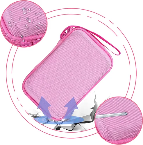 Miniatura 3 de Aenllosi Funda rígida para cámara Dylanto/Meetrye/Anchioo Kids de impresión instantánea, bolsa de cámara para cámara de video infantil y 6 piezas