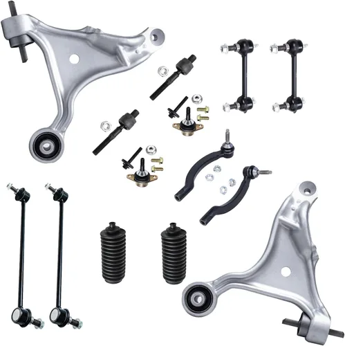 Miniatura 144 de Detroit Axle - Kit de suspensión frontal de 16 piezas para RWD Chrysler 300 Dodge Charger Challenger Magnum 6 brazos de control con rótulas 2