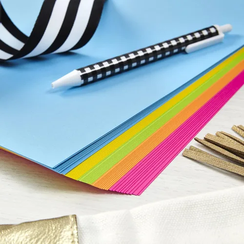 Miniatura 3 de Astrobrights “Bright”- cartulinas 8.5 x 11 pulgadas, 65 libras/ 176 gramos, 5 colores surtidos, 250 hojas (99904)
