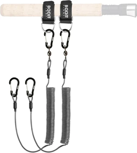 Booms Fishing T02 - Correa de caña de pescar, correa de remo para kayak, accesorios de pesca para tabla de remo, cordón de pesca resistente para