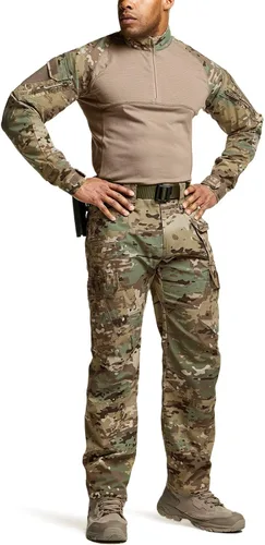 Miniatura 3 de CQR Pantalones tácticos para hombre, resistentes al agua, pantalones cargo Ripstop, ligeros EDC trabajo, senderismo, ropa para exteriores