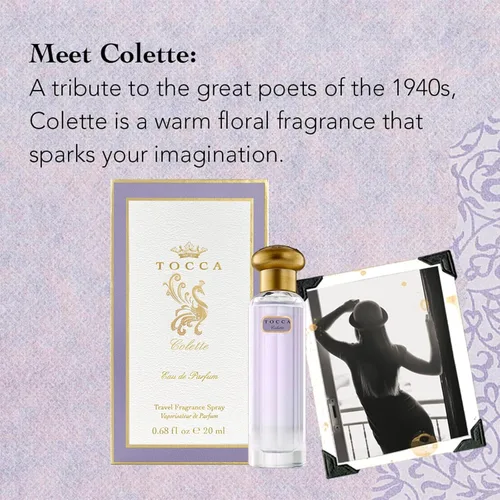 Miniatura 3 de Tocca Perfume para mujer, fragancia Colette, 0.68 oz (0.7 fl oz) - Floral cálido, bergamota, sándalo, pimienta rosa