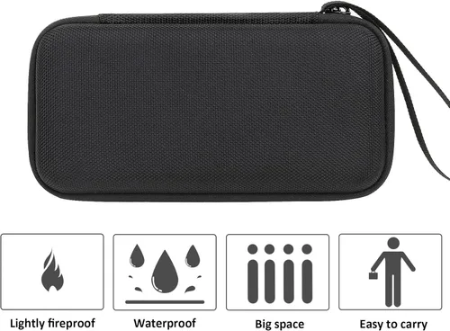Miniatura 7 de khanka Funda para banco de energía Anker, 20,000 mAh 87 W, bolsa de viaje dura para cargador de batería Anker 20K 87W (A1383), solo funda