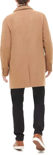 Miniatura 2 de DOCKERS Abrigo de mezcla de lana Henry para hombre (tallas regulares y grandes y altas)