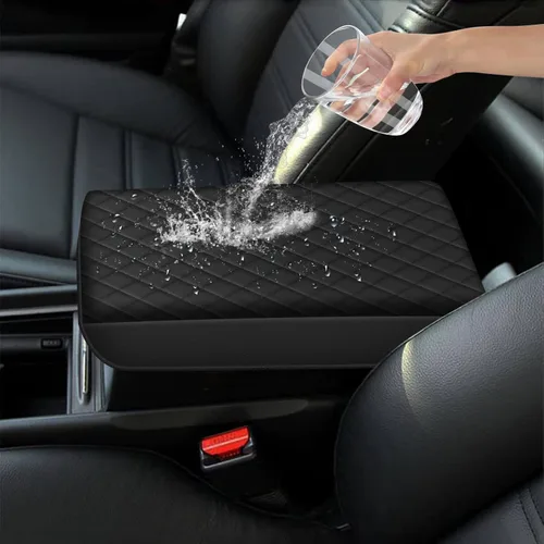 Miniatura 4 de AOMSAZTO Reposabrazos de Altura para Honda Civic 2006-2011 Negro de Cuero Central