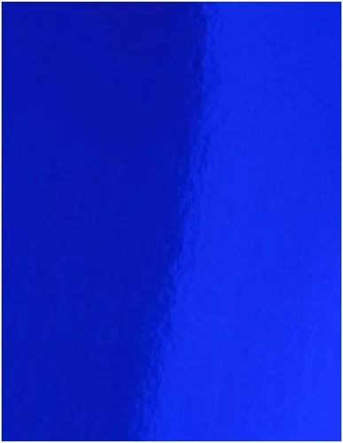 Hygloss Products - Hojas de tablero de espejo - Tablero reflectante y brillante para póster - 8-1/2 x 11 pulgadas, azul, paquete de 5 (28313)