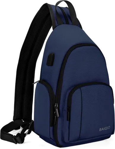 Miniatura 11 de BAIGIO - Bolso cruzado para cámara pequeño, mochila para cámara para fotógrafos, bolso cruzado para cámara impermeable, mochila de viaje para cámara