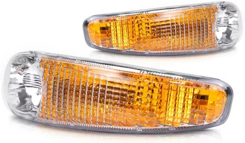 Miniatura 3 de Para GMC Yukon XL Denali, unidad de luz de señal de estacionamiento 2001 02 03 04 05 2006, par lado del conductor y del pasajero para GM2520182