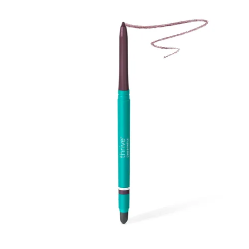 Thrive Causemetics Lápiz delineador de ojos Infinity impermeable, con sacapuntas integrado y punta anti-manchas, de larga duración, a prueba de