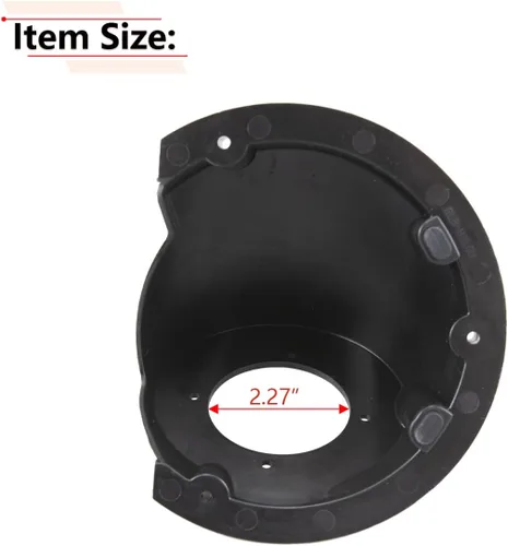 Miniatura 3 de RLB-HILON Carcasa de cuello de llenado de combustible Compatible con Dodge Ram 1500 2500 2013 a 2018, para Dodge Ram 3500 2010 a 2018